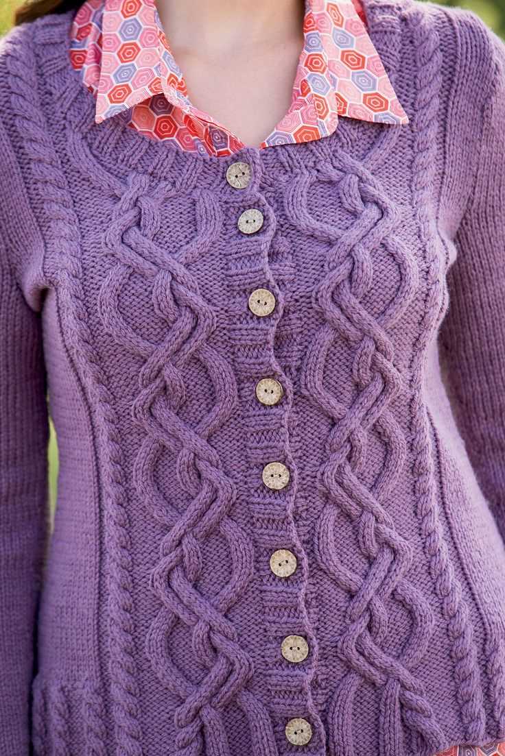 Knitted pattern cardigan