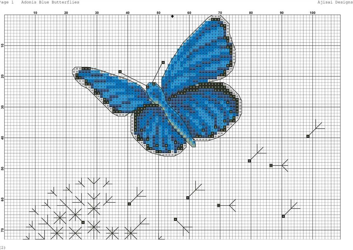 Free knitting pattern for small butterfly