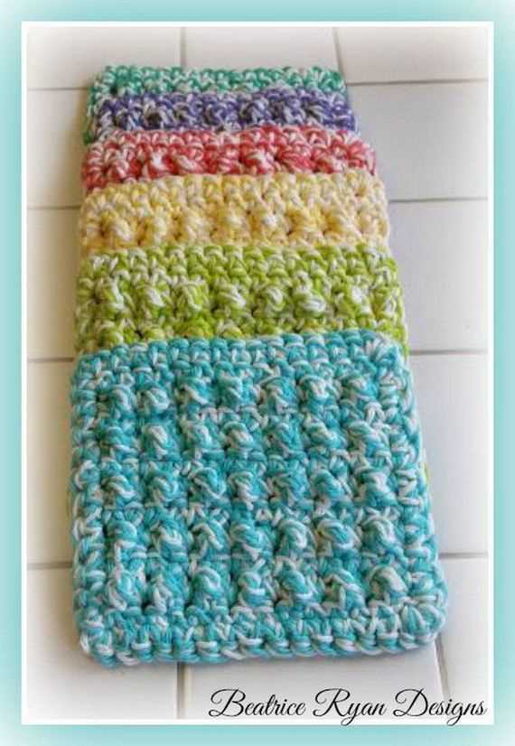 Corner to corner dishcloth knitting pattern