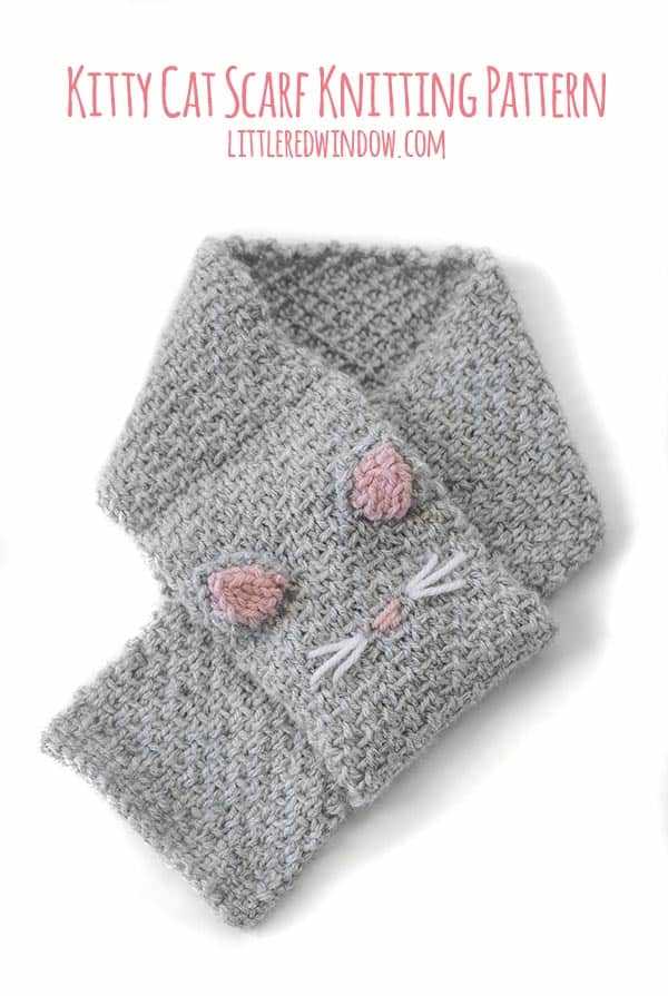 Fuzzy scarf knitting pattern