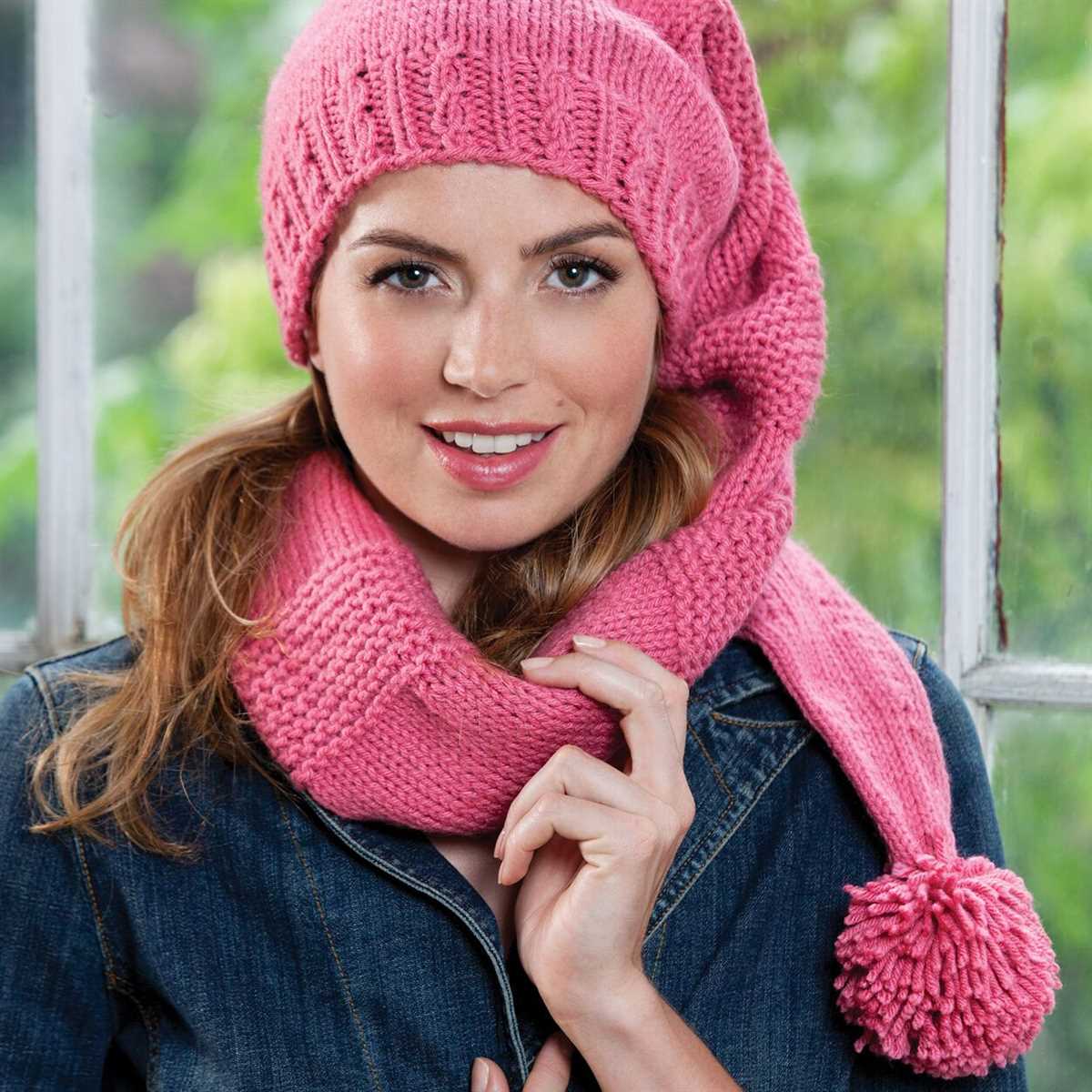 Free easy knit hat scarf patterns