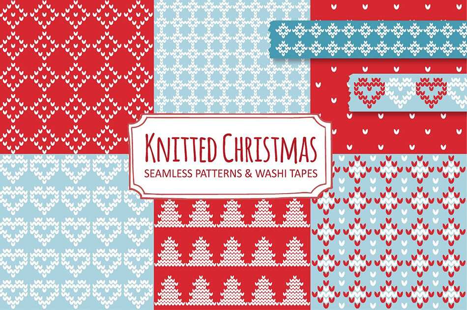 Knitted christmas cracker pattern