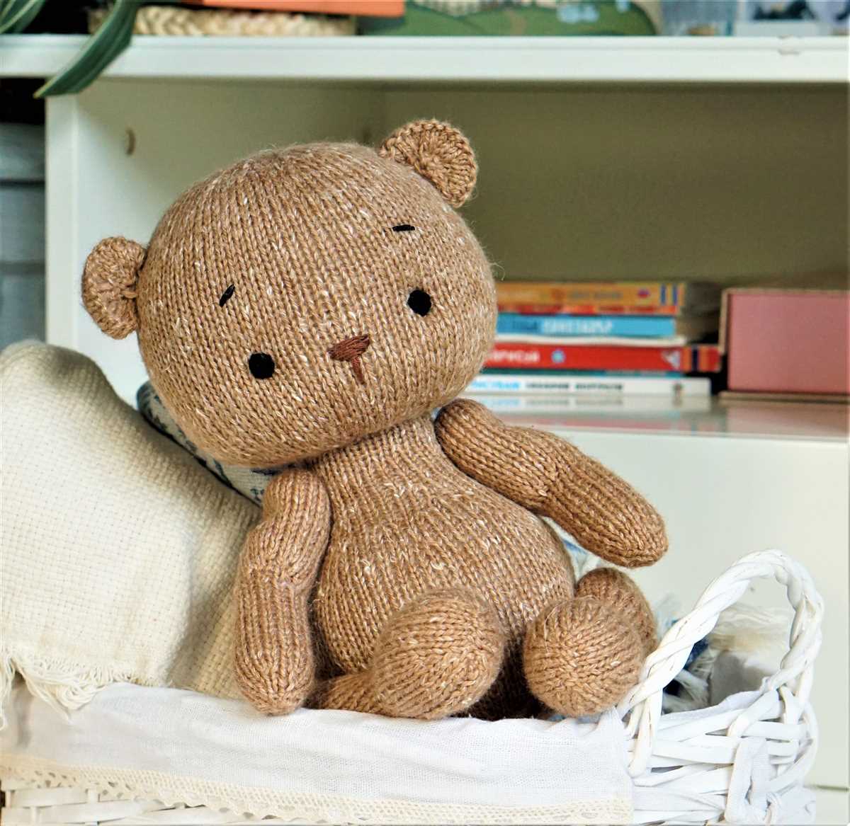 Knitted teddy bear pattern for charity