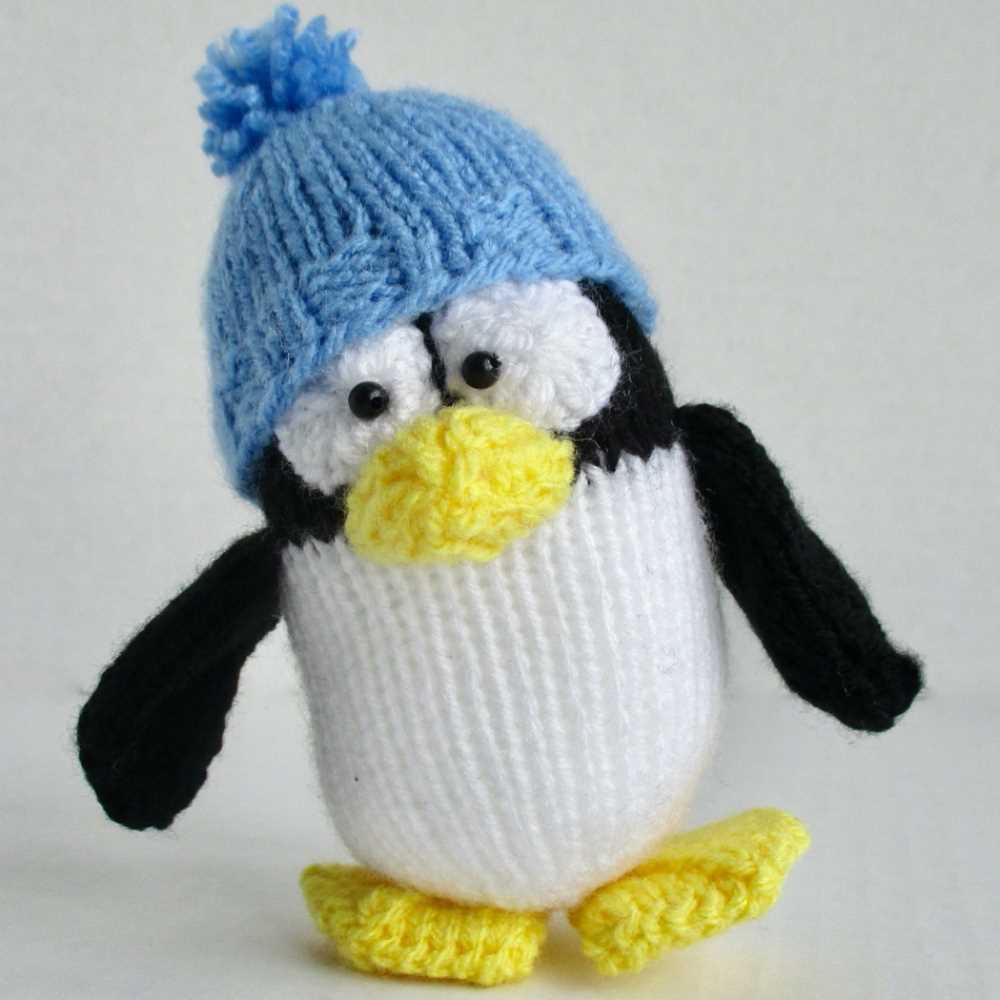 Penguin hat knitting pattern