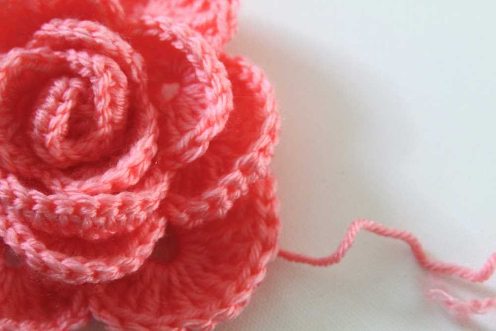 Knit rose pattern free