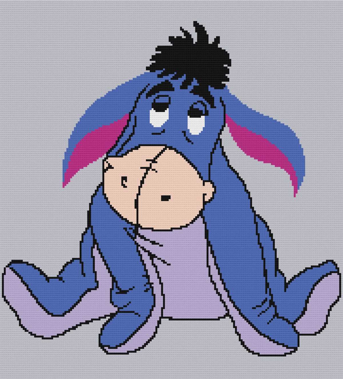 Eeyore knitting pattern