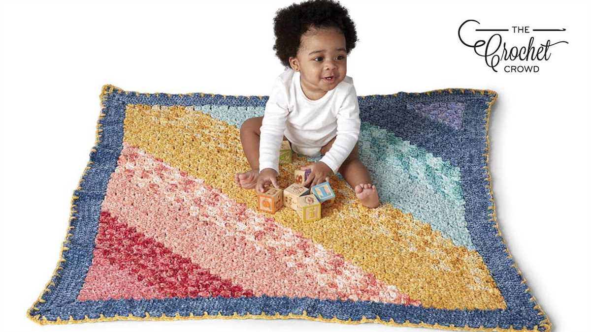 Corner to corner knit baby blanket pattern free