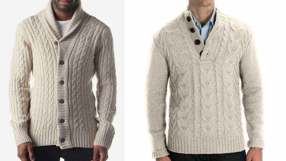 Free knitting patterns for men's cardigans