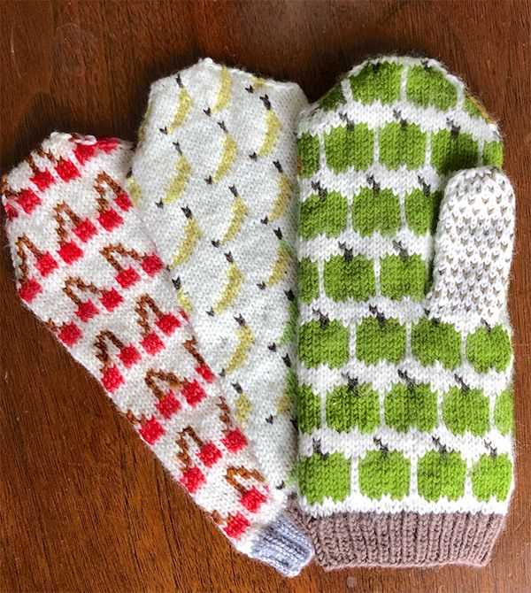 Machine knit mittens free pattern