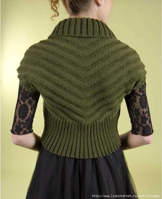 Knitting pattern for shrug