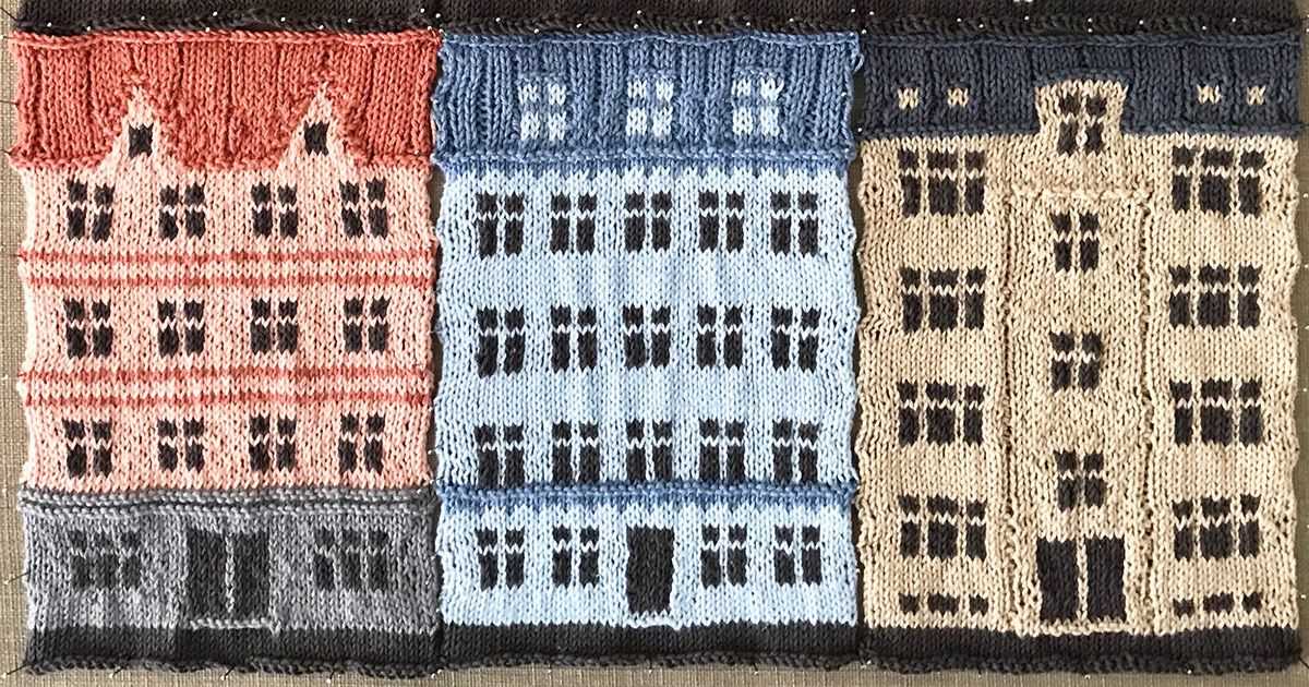 Copenhagen building blocks knitting pattern