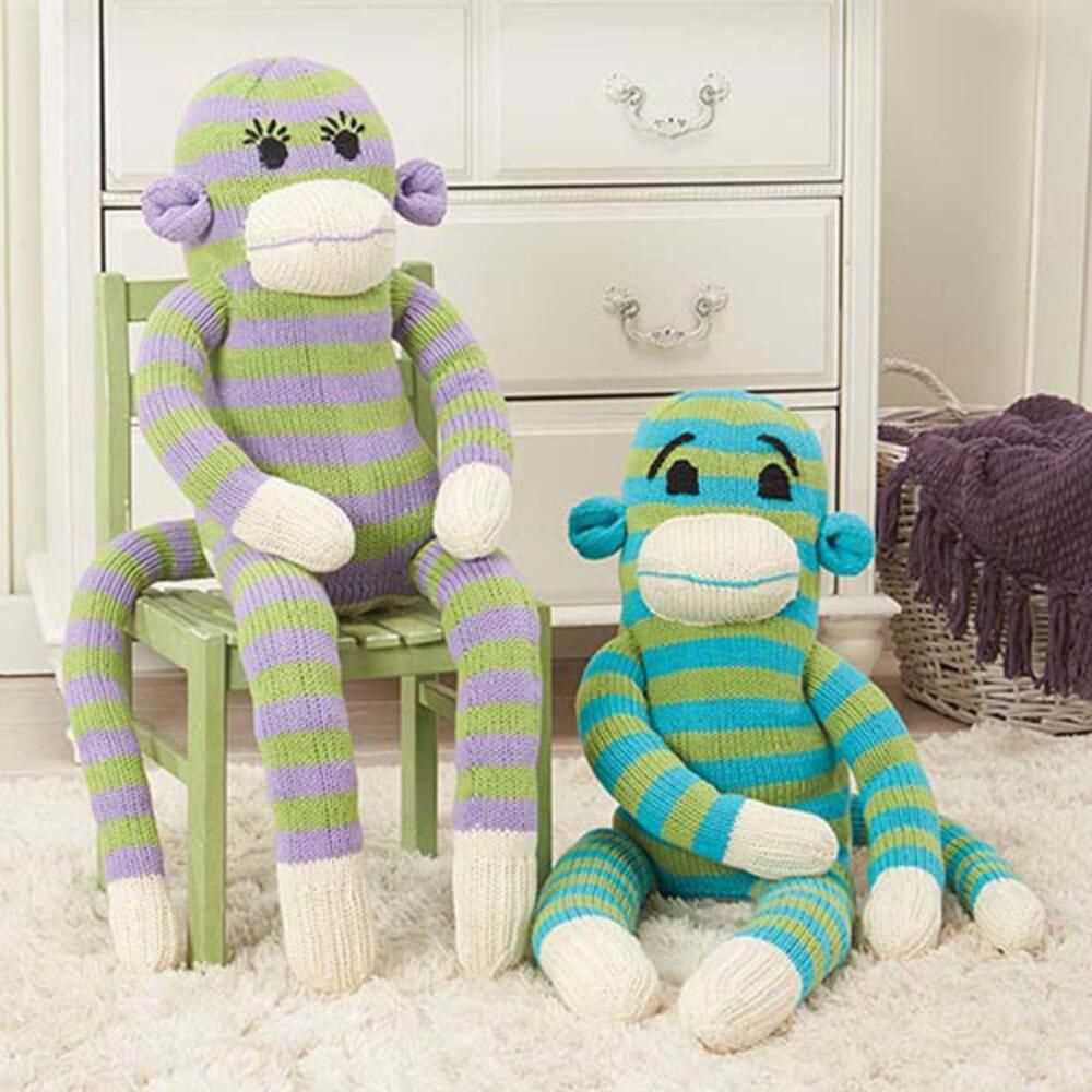 Knitted sock monkey pattern free