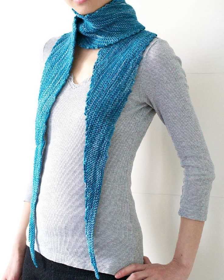 Beginner knit scarf pattern