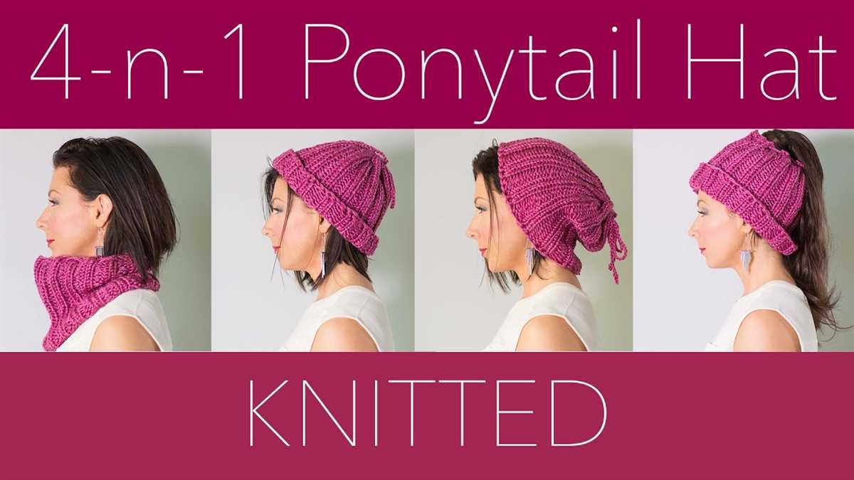 Easy hat pattern knit