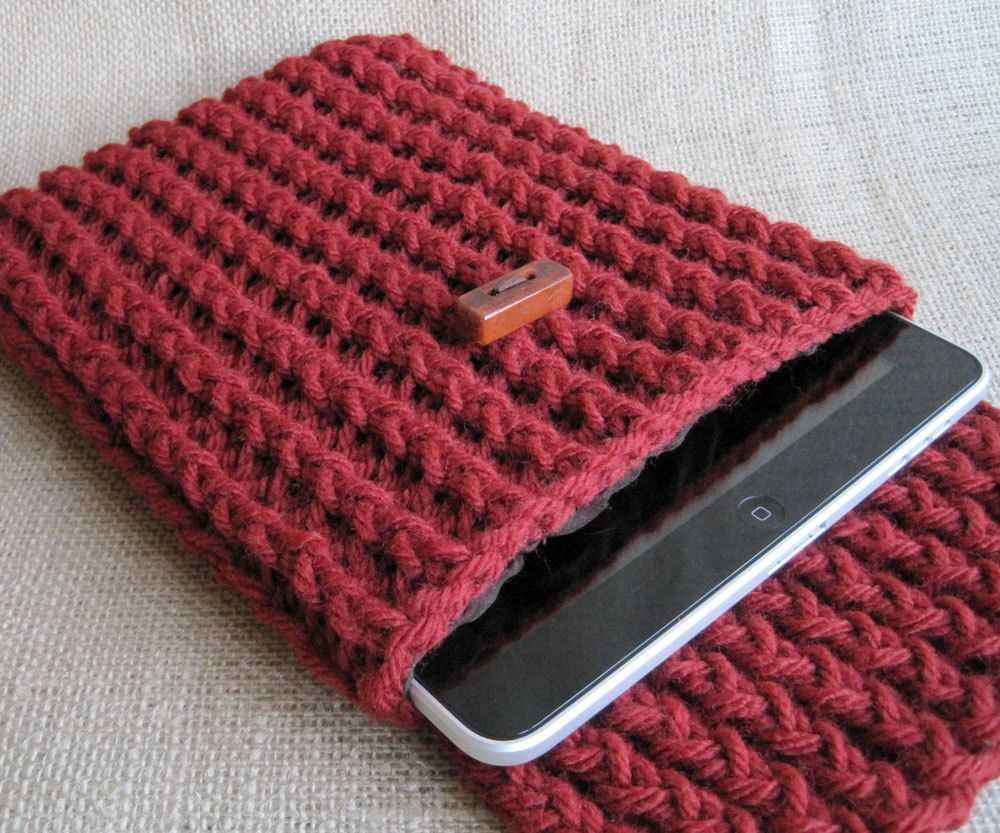 Knit ipad case pattern free