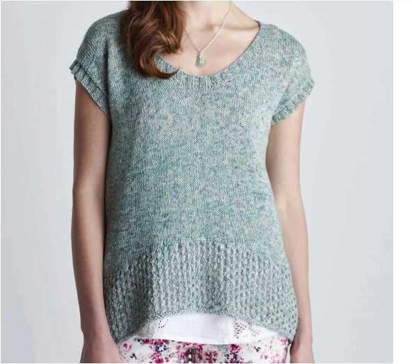 Ladies cotton top knitting patterns