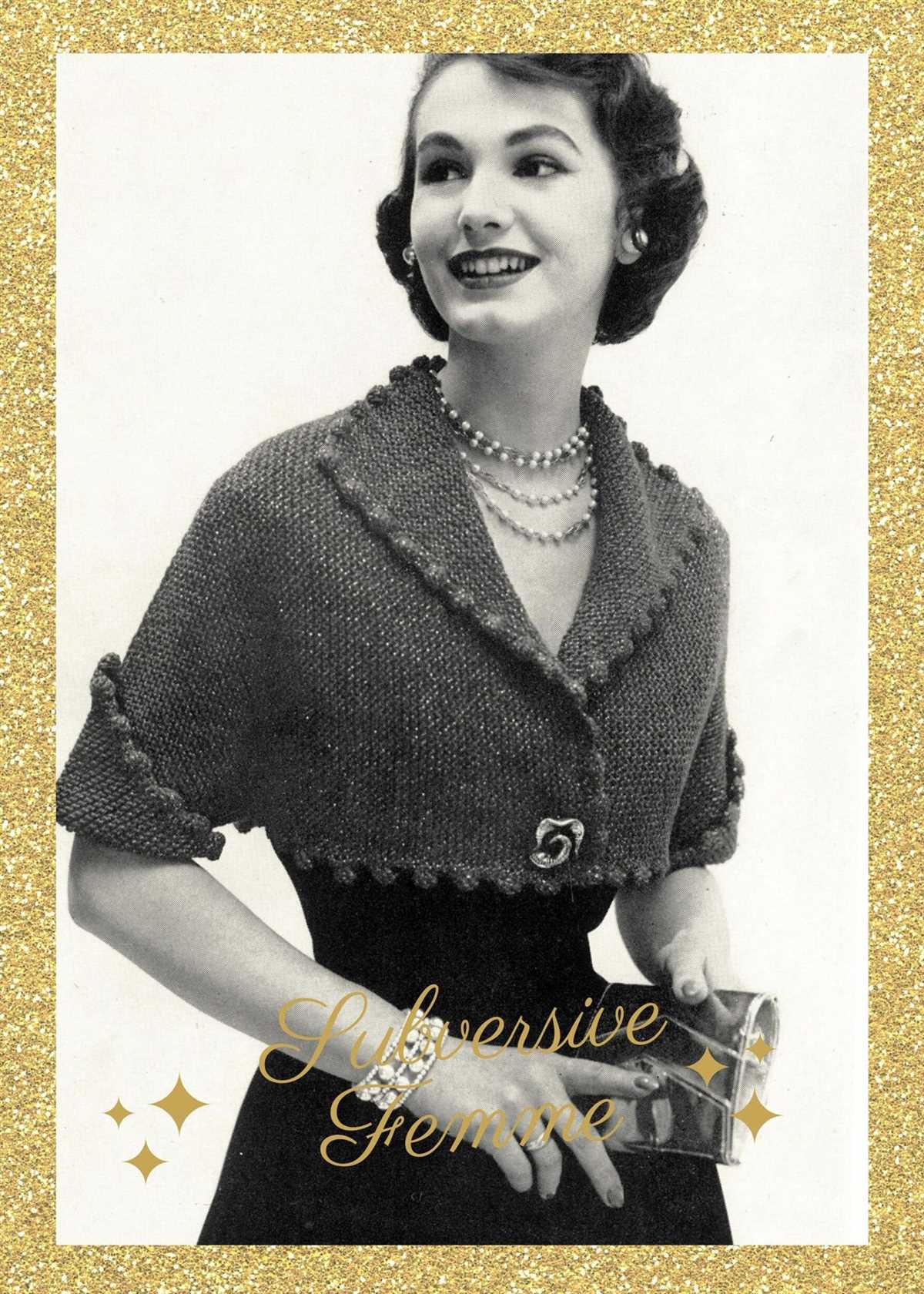 Vintage shrug knitting pattern