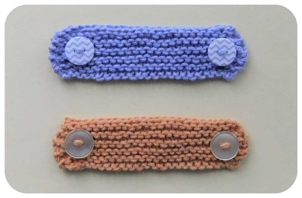 Knitted mask extender pattern