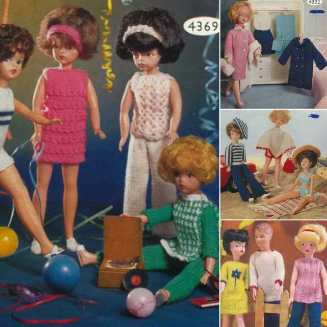 12 inch doll clothes knitting patterns free