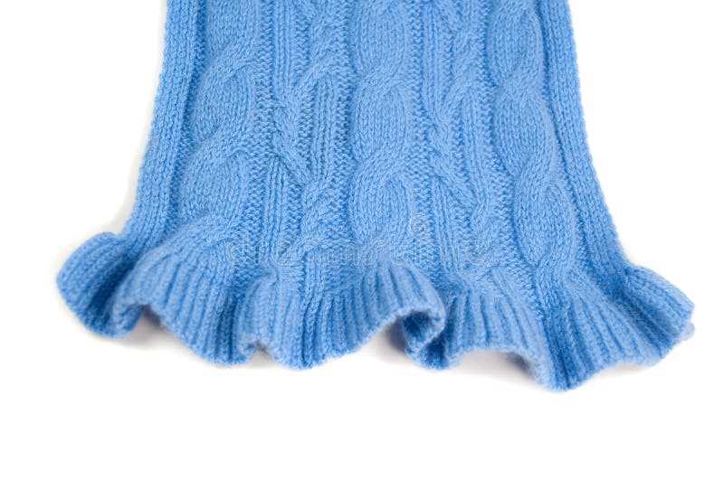Ruffle edge scarf knitting pattern