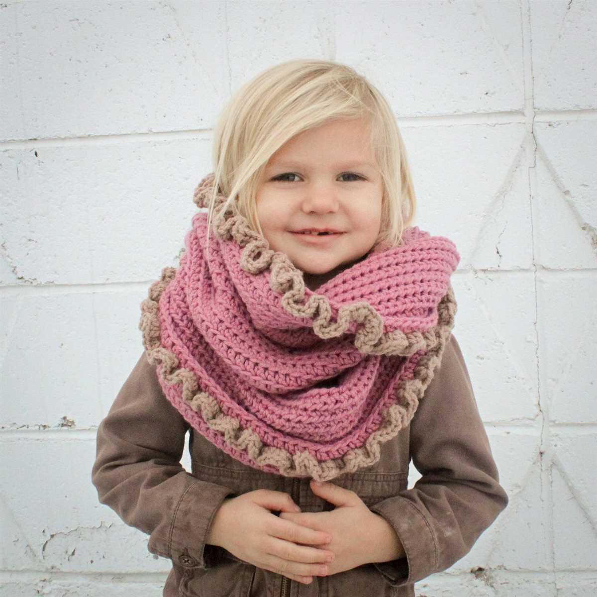 Childrens chunky scarf knitting pattern