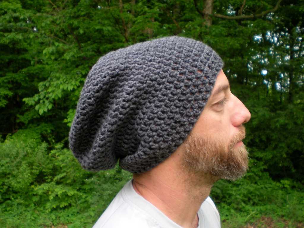 Mens slouch hat knitting pattern free