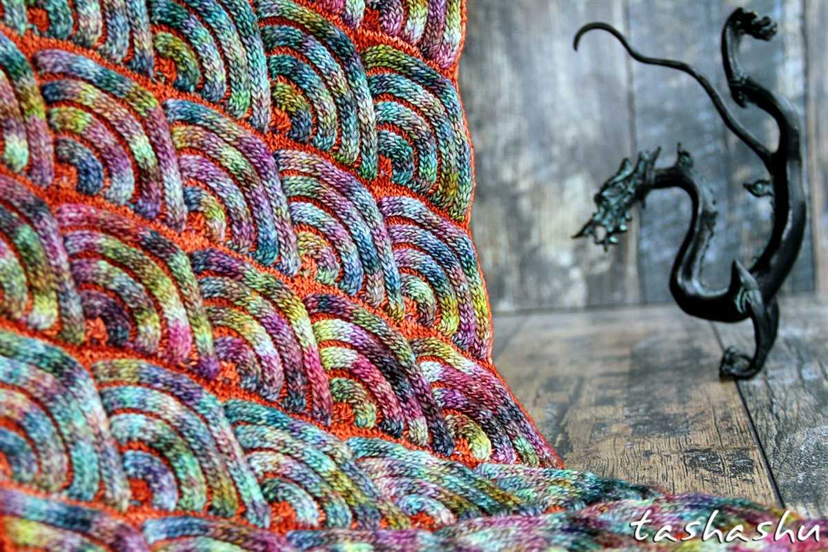 Jewel dragon knitting pattern