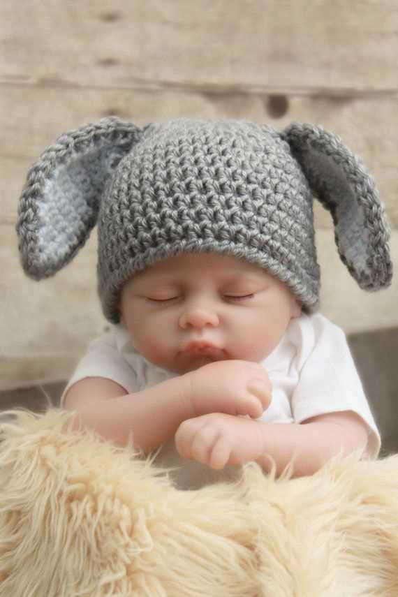 Knitted easter bunny hat pattern