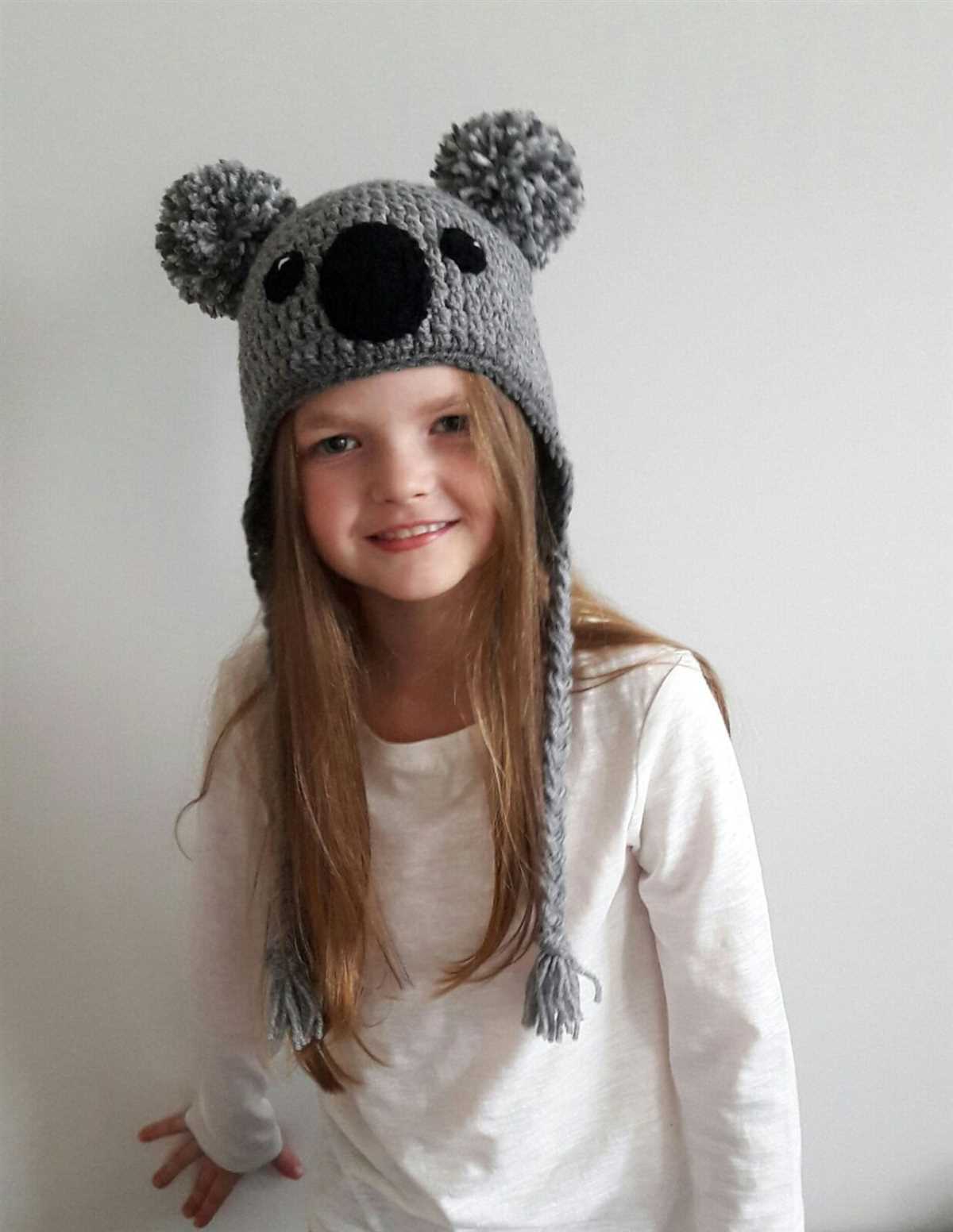 Koala hat knitting pattern
