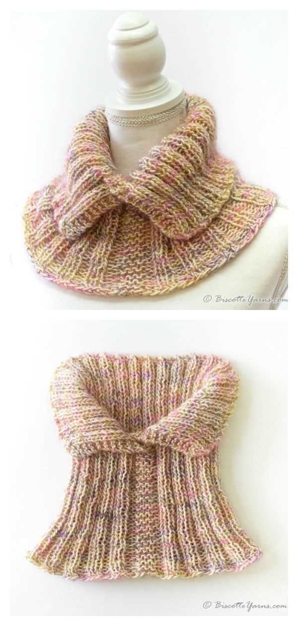 Free knit neck warmer pattern