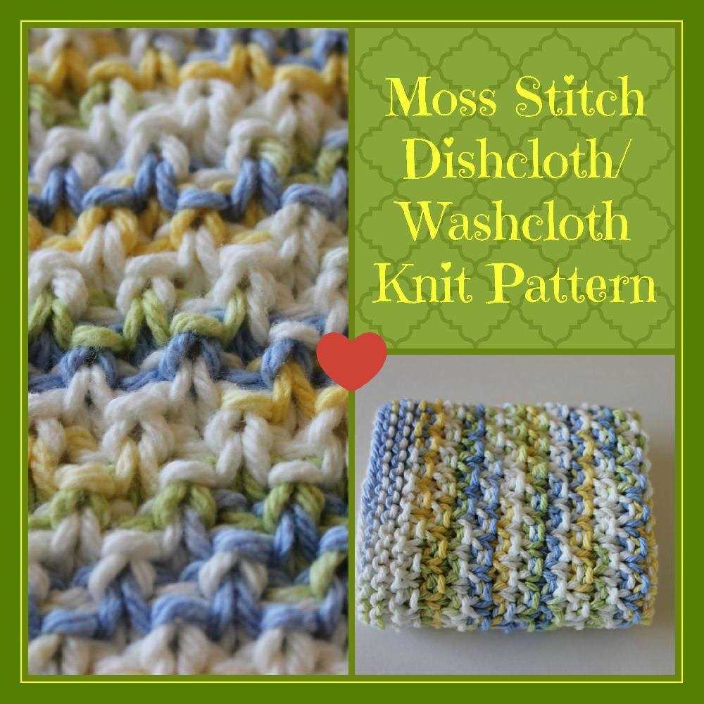 Free knitted dishcloth patterns pictures