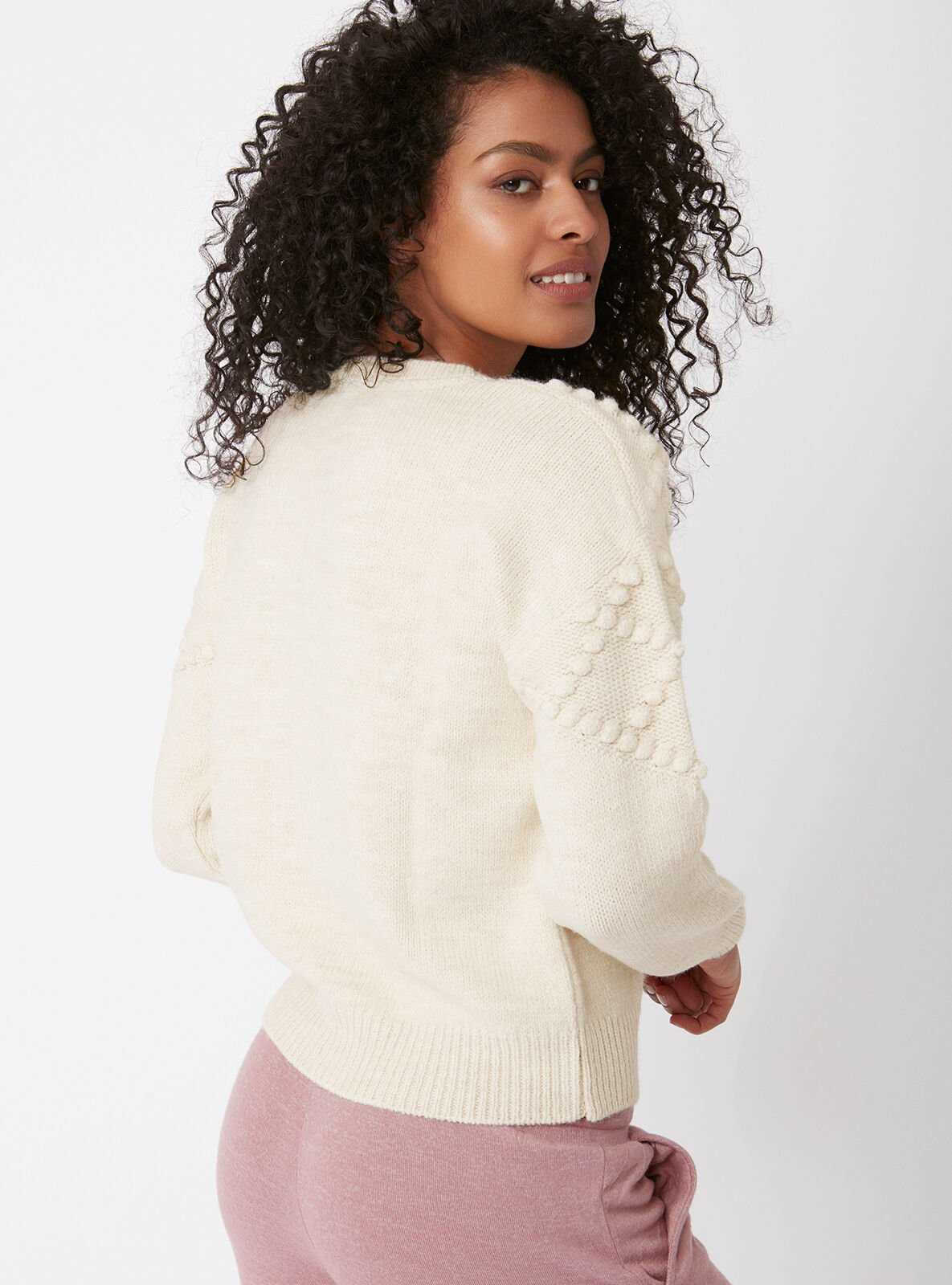 Bobble jumper knitting pattern