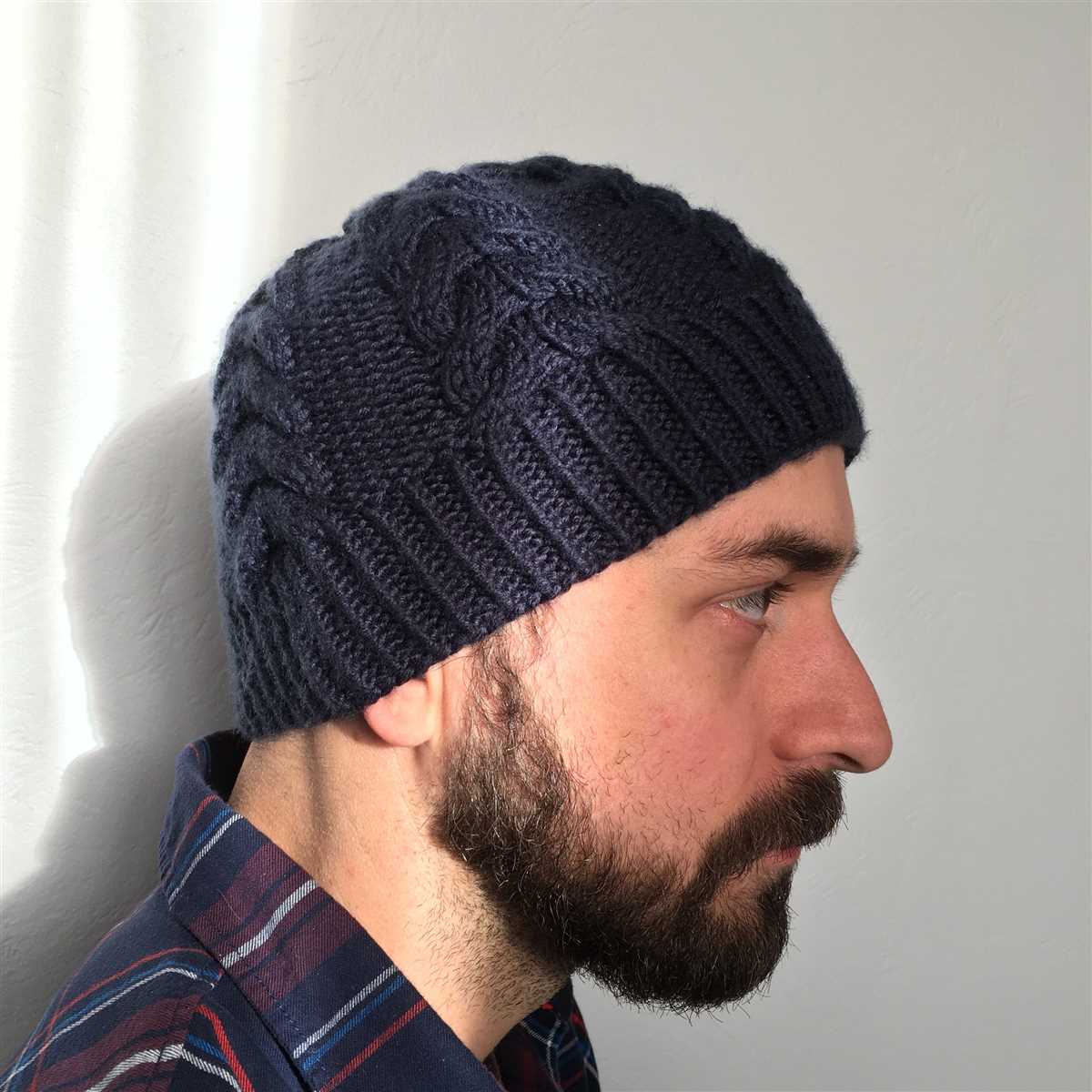 Men's cable knit hat pattern free
