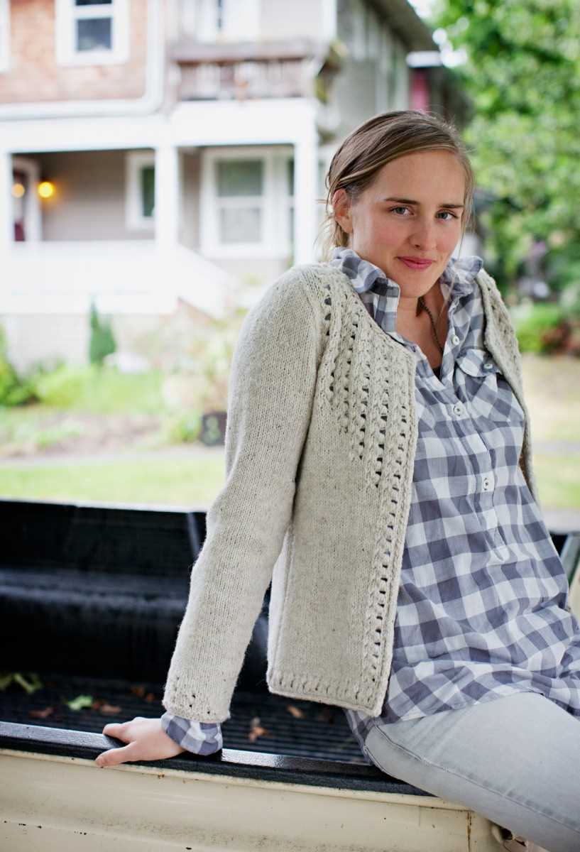 Ginny's cardigan knitting pattern