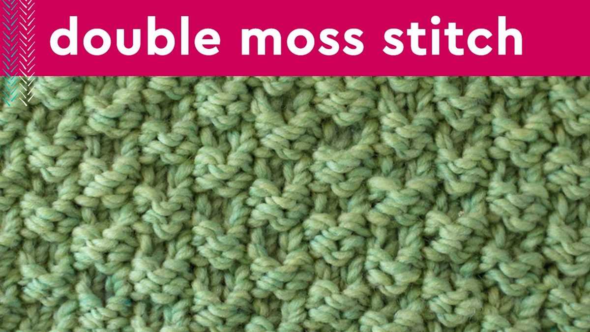 Seed stitch knit blanket pattern
