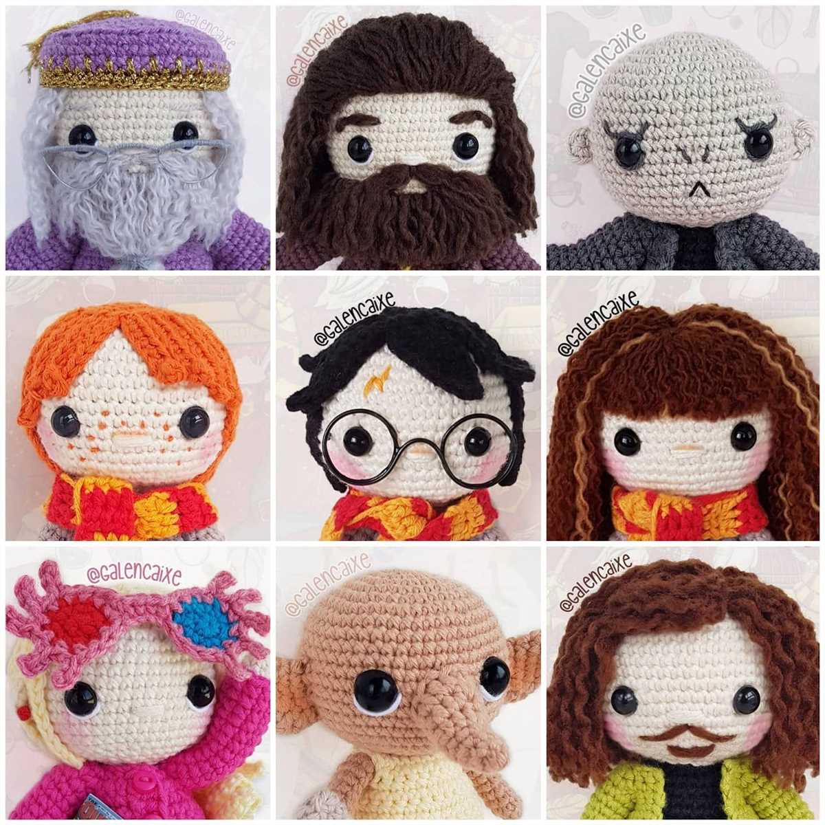 Knitting patterns for harry potter characters