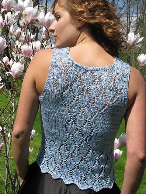 Knit vest top pattern