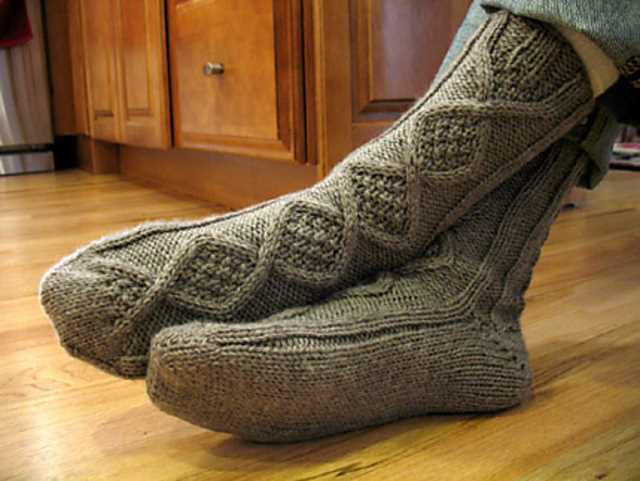Mens sock knitting pattern