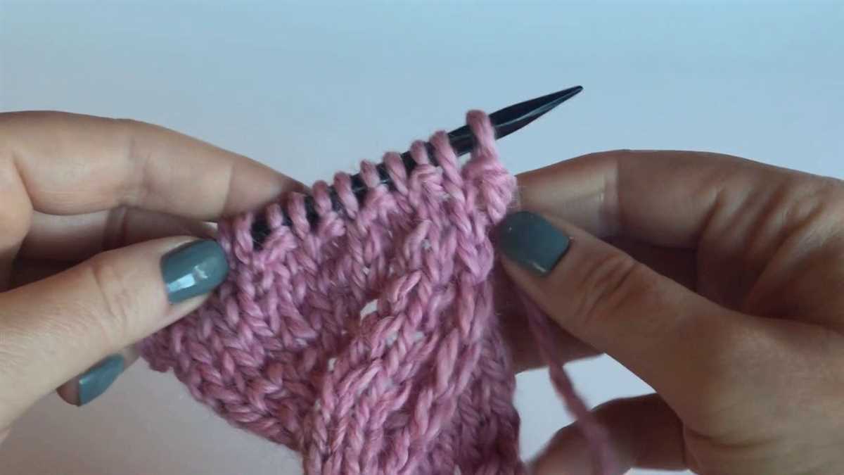 Knitting bind off in pattern