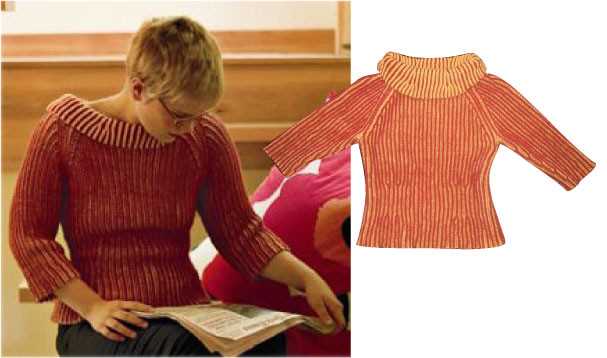 Create your own boat neck jumper with this free knitting pattern Free boat neck jumper knitting pattern