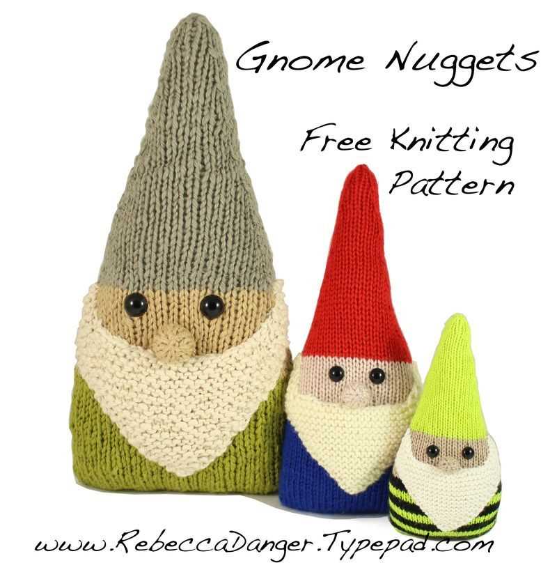 Knitted gnome pattern free