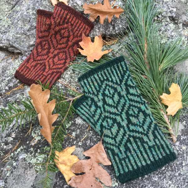 Free fingerless mittens knitting pattern