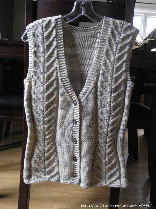 Free vest knitting pattern