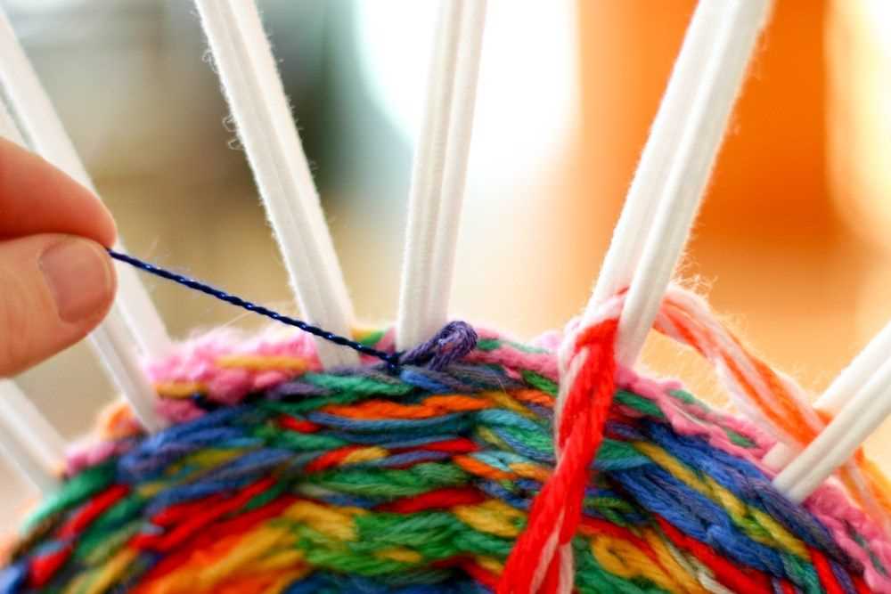 Knitting hoop patterns