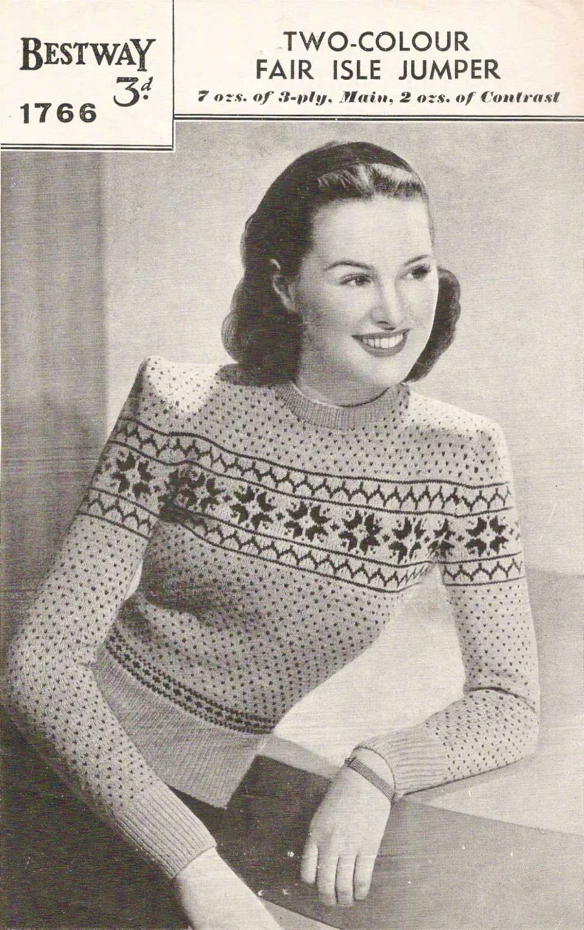 Knitting patterns fair isle jumper