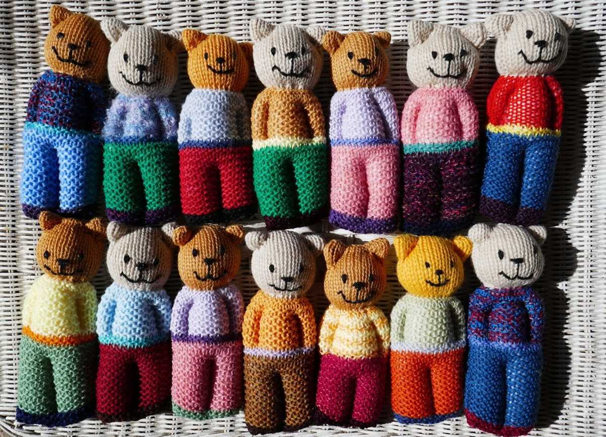 Knitted patterns for toys