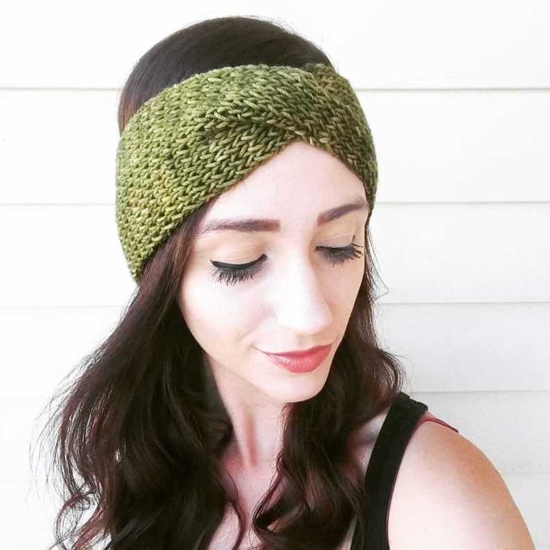 Knitted headband patterns for adults