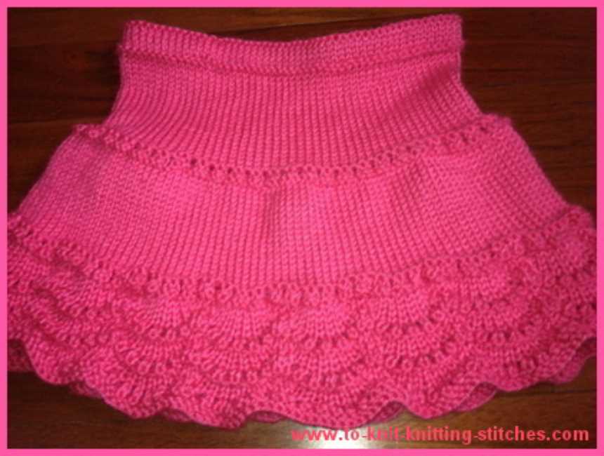 Knit mini skirt pattern free