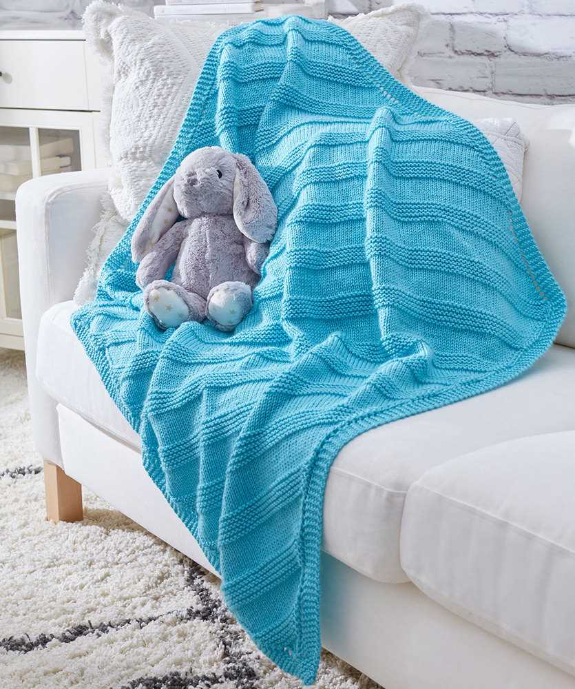 Easy knit blanket patterns free