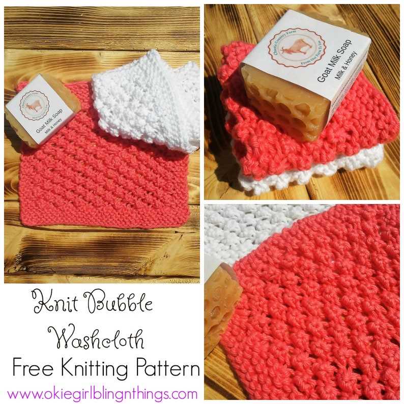Wash cloth knitting pattern free